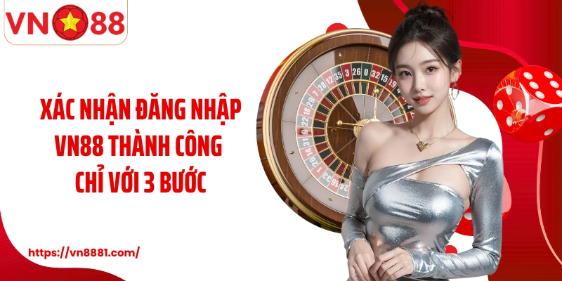 Xác nhận đăng nhập VN88 thành công chỉ với 3 bước